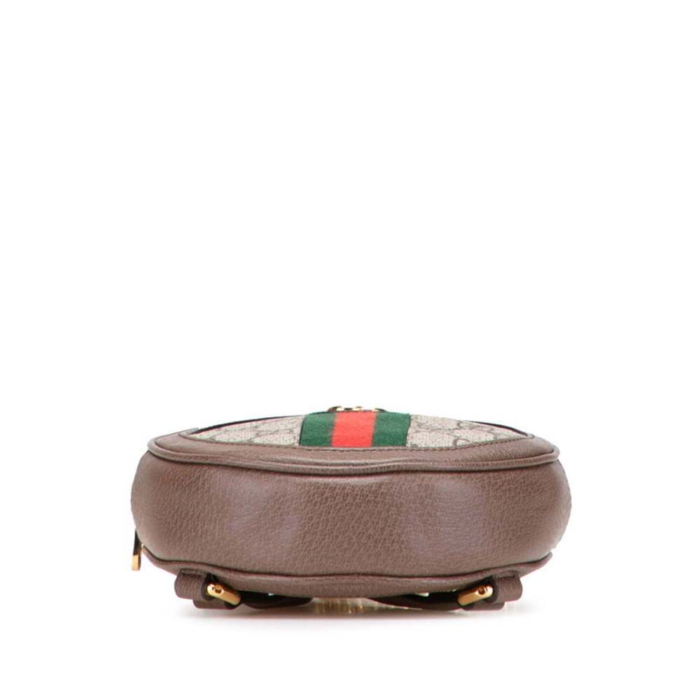 GUCCI Authentic Brown Leather Backpack - Picture 3 of 10